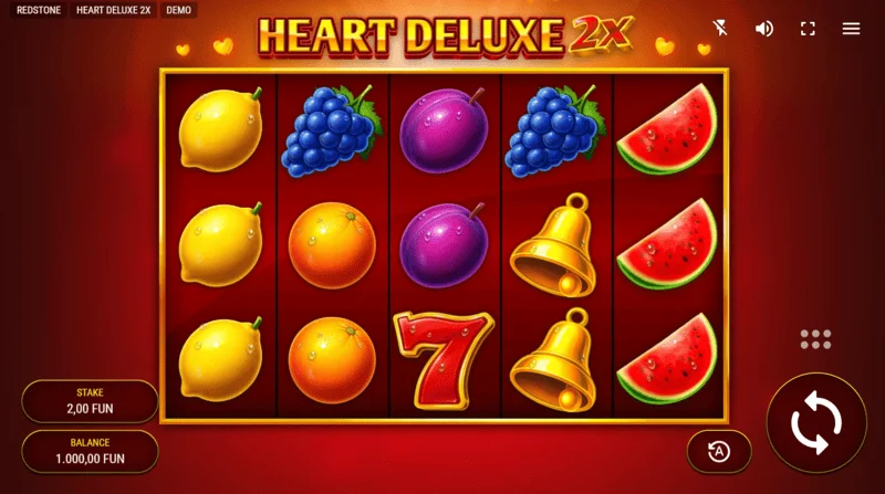Heart Deluxe 2x - zaslon igre s bubnjevima 5x3